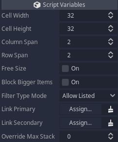 Special Slot Properties