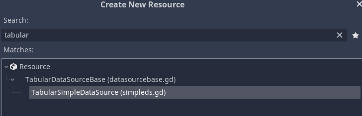 Simple Data Source Resource