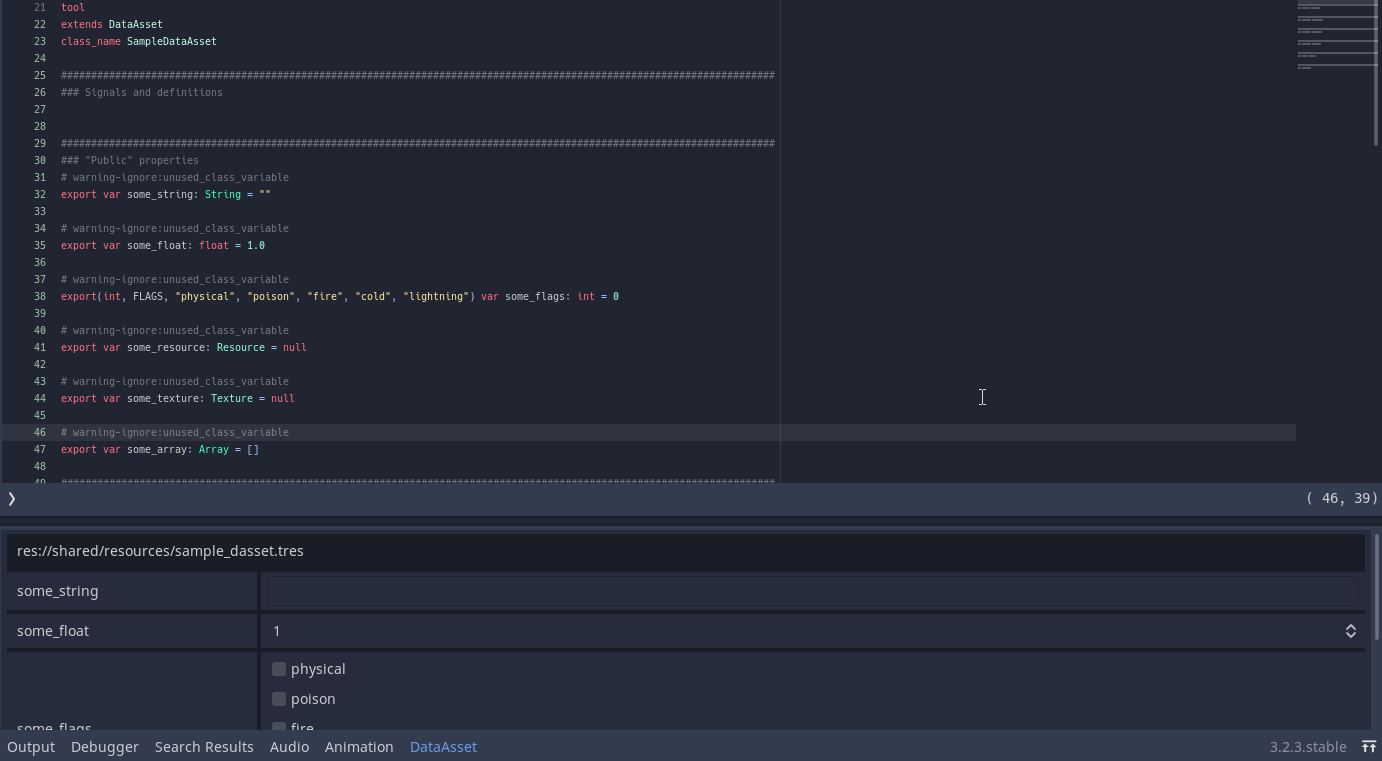 Asset Editor 1