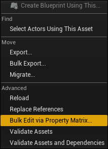 Bulk edit