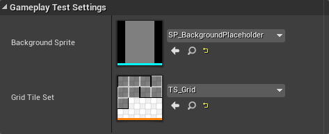Gameplay Test Settings