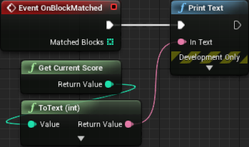 Print Score Blueprint