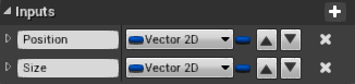 Set Size and Position Inputs