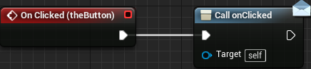 UIC Text Button OnClicked