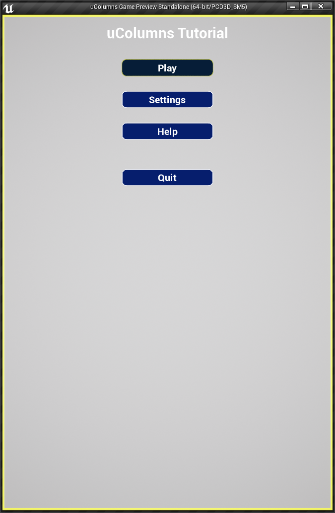 Main Menu Result
