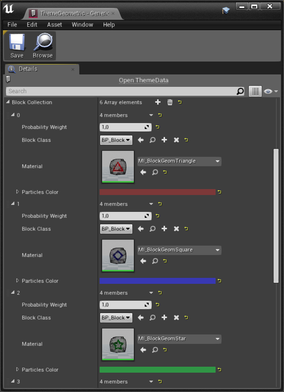 Theme Particle Color