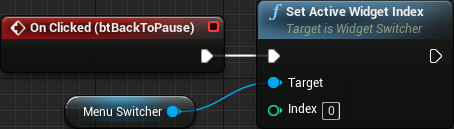 UI In Game Back To Pause Clicked