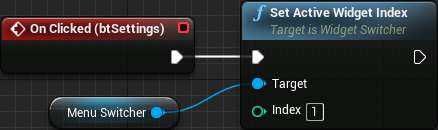 UI In Game Button Settings Clicked