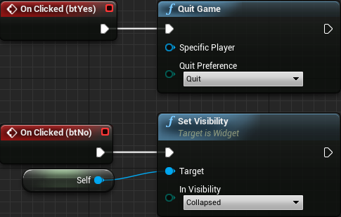 UI Confirm Quit Buttons