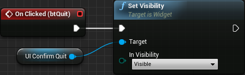 UI Main Menu Quit Button