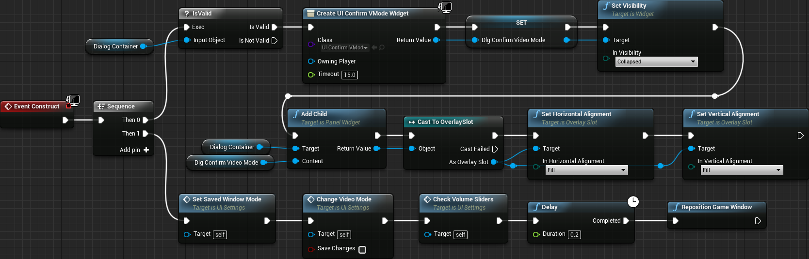 UI Settings Construct