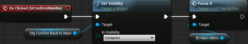 UIInGame Cancel Back to Main Menu