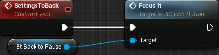 UIInGame Settings to Back