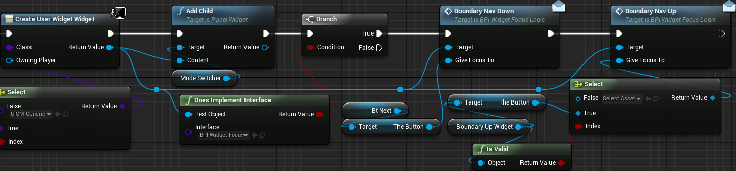 UIModeSelector Construct