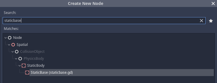 Create From StaticBase