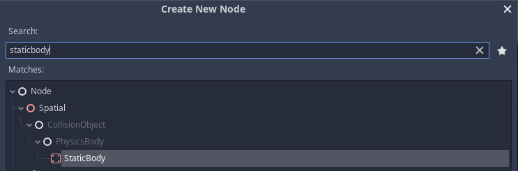 Create From StaticBody
