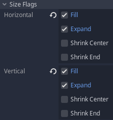 VBox Size Flags
